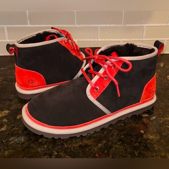 UGG Other - UGG MEN-Neumel boots size 10, (Black, Red, and Gray)